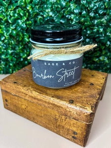 Sage & Co. - Mason Jar Candle 6.5 oz.: Barber Shop