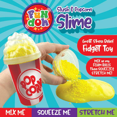 Fun Doh Slush and Popcorn Slime Assortment ASMR
