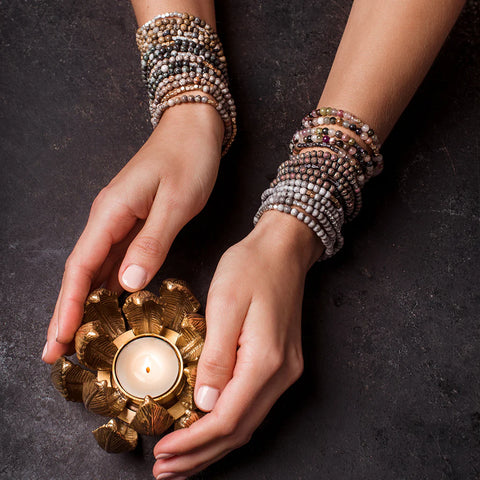 Stone Wrap Bracelet/Necklace