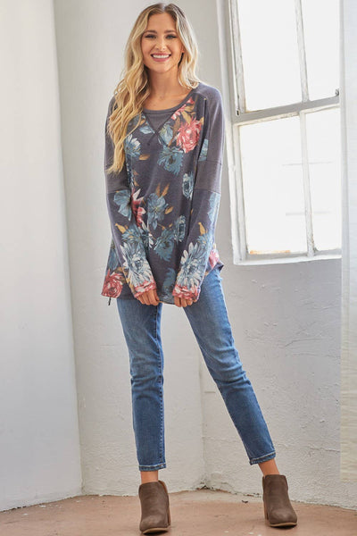 Falling for Floral Pullover