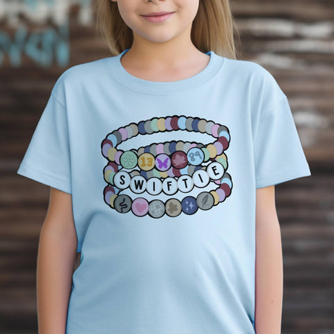 Youth Taylor Swift Friendship Bracelet Swiftie Graphic Tee