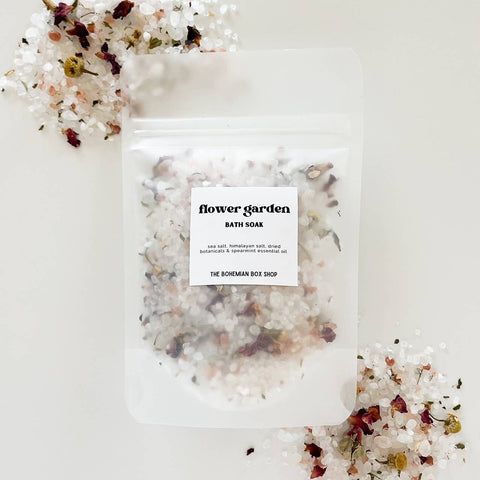 Flower Garden Bath Soak Packet - 4oz Bath Salts