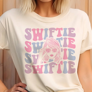 Taylor Swift Pastel Name Concert Repeat Music Graphic Tee