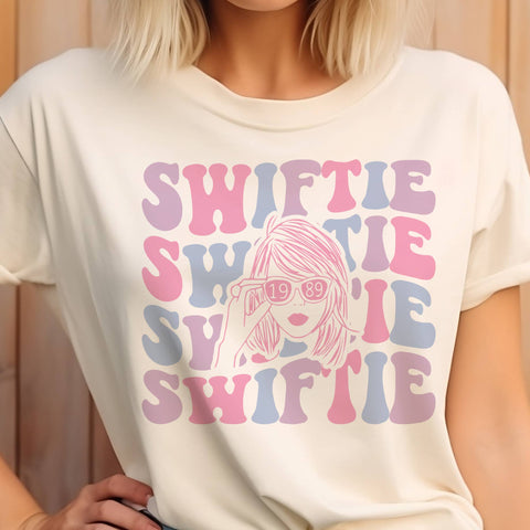 Taylor Swift Pastel Name Concert Repeat Music Graphic Tee