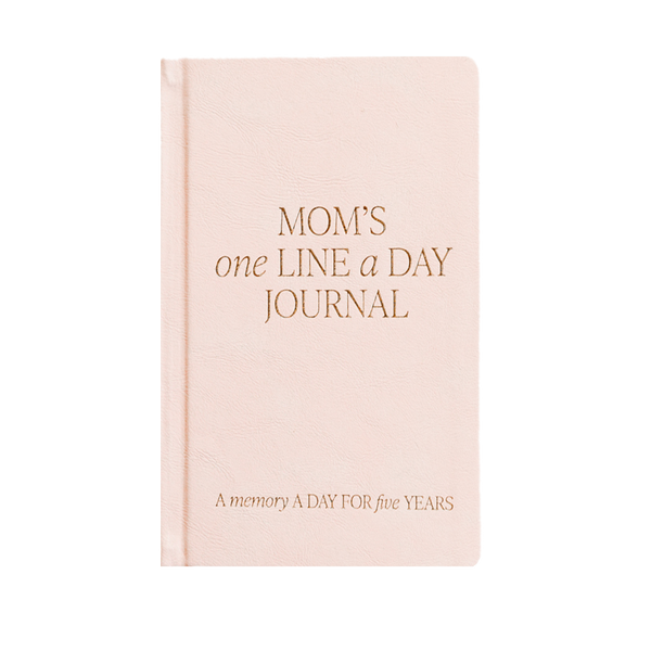 Mom's One Line A Day Leather Journal