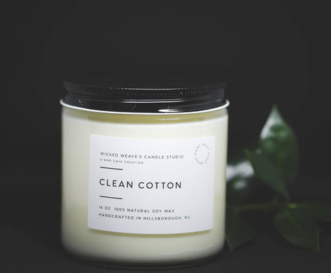 Clean Cotton Soy Wax Candle