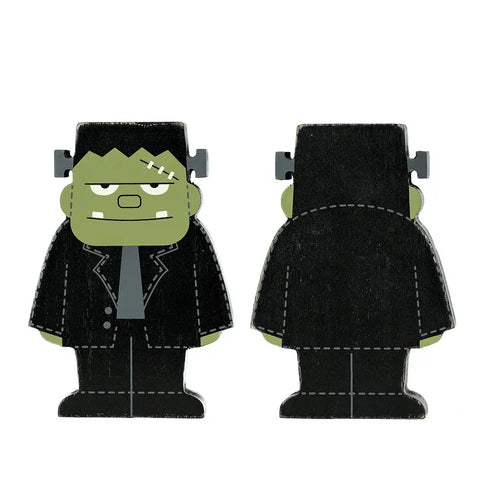 4x6 chunky wood shape FRANKENSTEIN  Halloween decor