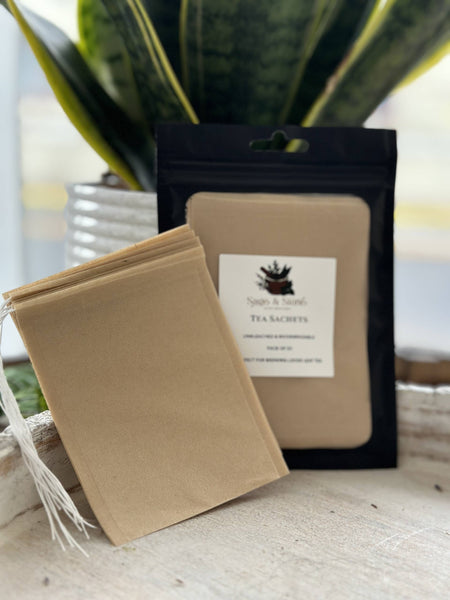 Sage & Stone Apothecary - Tea Sachet biodegradable loose leaf tea bags