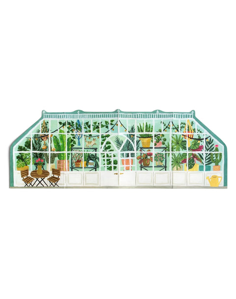 Greenhouse Accordion Greeting Card