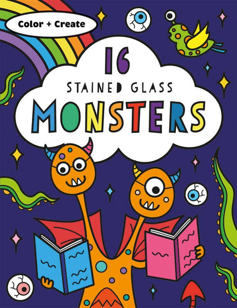 Stained Glass Coloring: Monsters