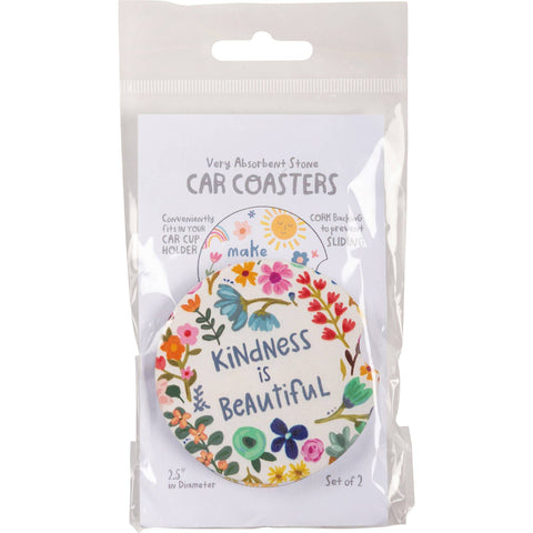 Kindness Car Coasters