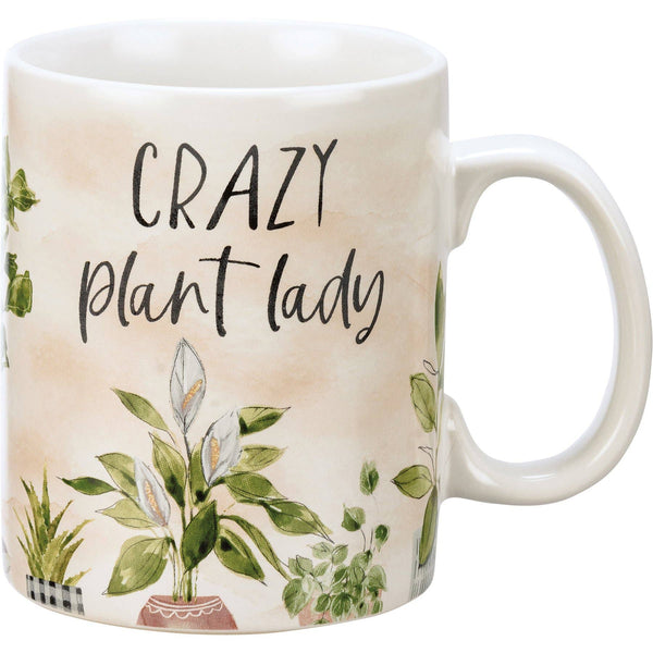 Primitives by Kathy - Crazy Plant Lady Mug