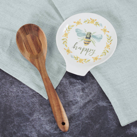 Bee Happy Spoon Rest