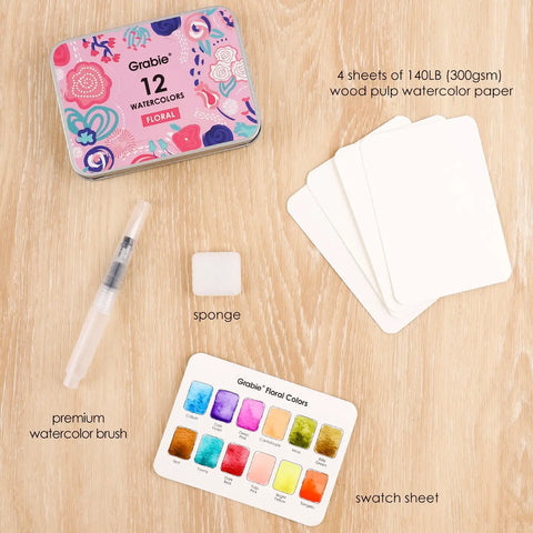 Watercolor Coloring Club Box