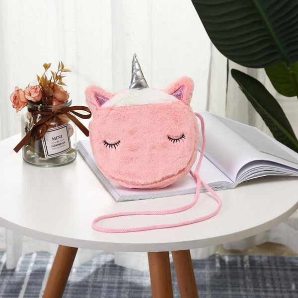 KiddieKickz - Children Cartoon Cute Unicorn Shoulder Bags: White