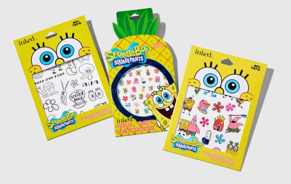 Spongebob: Best Day Ever Temporary Tattoos