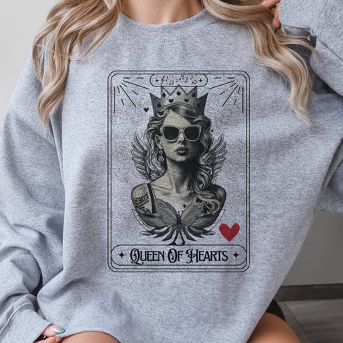 Taylor Swift Queen of Hearts Concert Graphic Sweatshirt