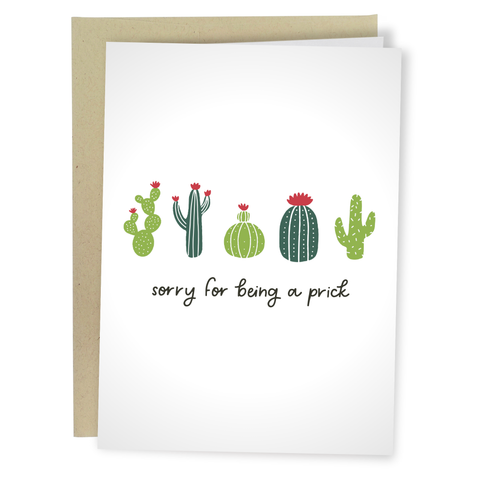 Sorry For Being A Prick