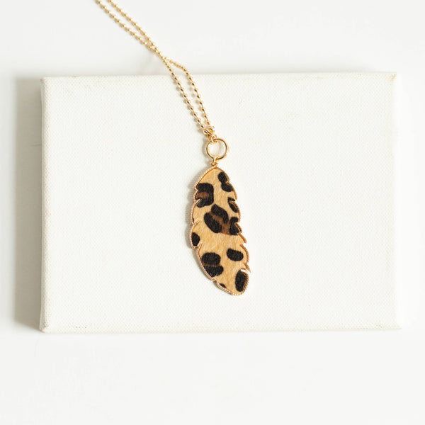 Long Drop Pattern Necklace