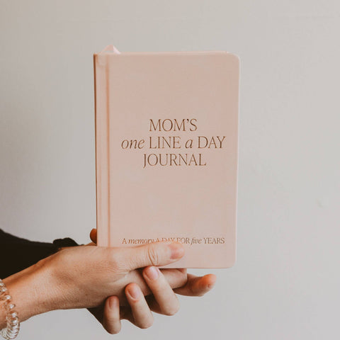 Sweet Water Decor - Mom's One Line A Day Leather Journal - Mother's Day Gifts