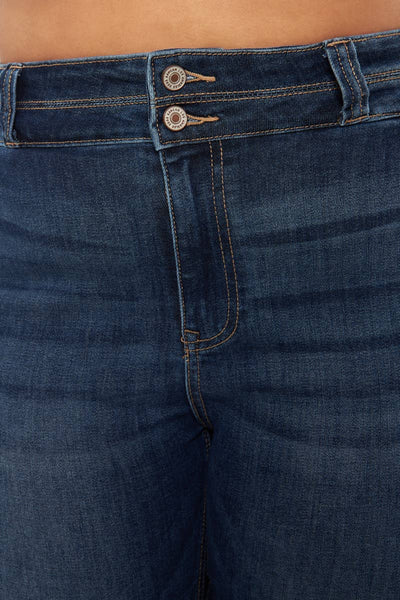 Kan Can USA - Plus Size High Rise Bootcut Jeans