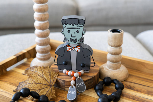 5x6 chunky wood shape (FRANKIE) Halloween decor