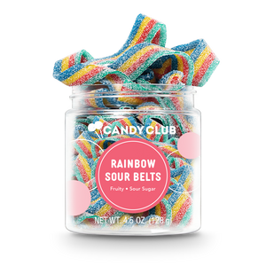 Candy Club - Rainbow Sour Belts