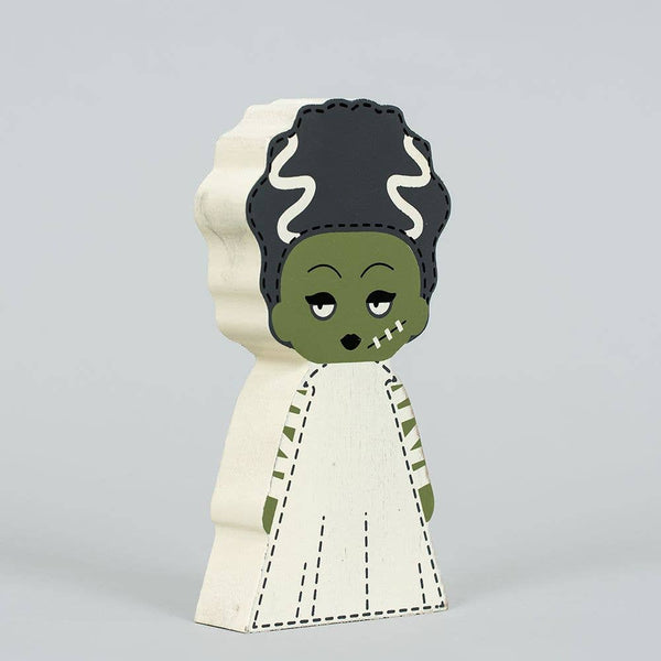 3x6 chunky wood shape (BRIDE)  Halloween  Decor