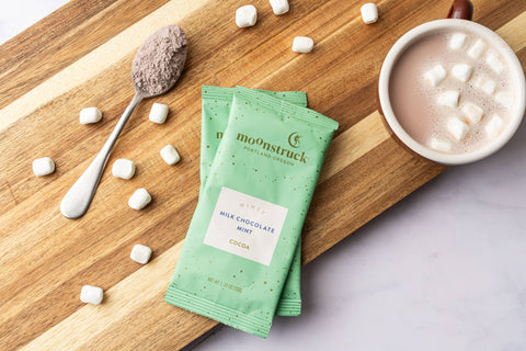 Minty: Mint Milk Chocolate Hot Cocoa Single Serving Pouch