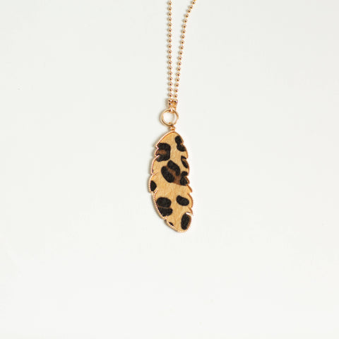 Long Drop Pattern Necklace