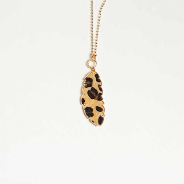 Long Drop Pattern Necklace