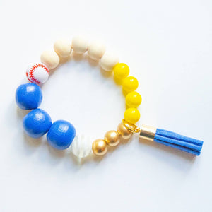 Hazel & Ollie - Kansas City KC Kids Baseball Bracelet