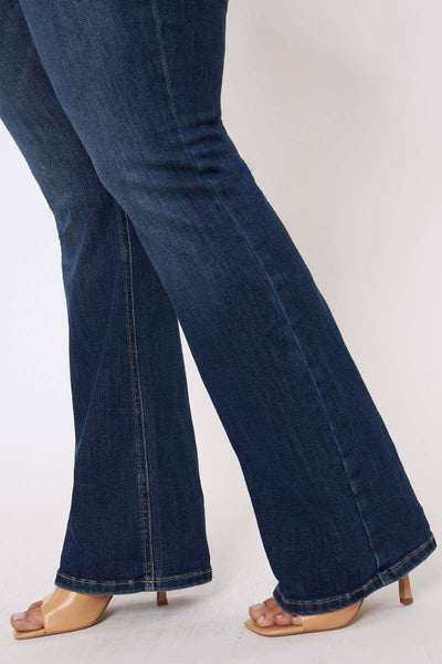 Kan Can USA - Plus Size High Rise Bootcut Jeans