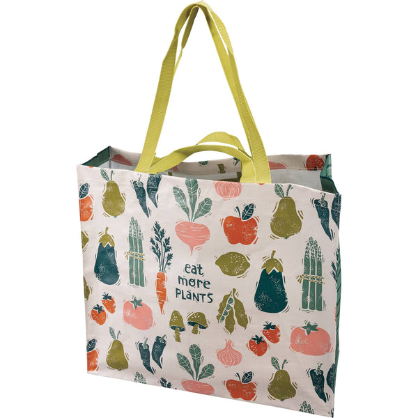 Eat More Plants Shopping Bag