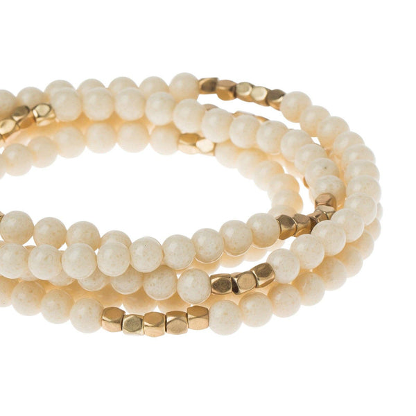 Scout Curated Wears - Stone Wrap: White Fossil Jasper - The Supreme Nurturer