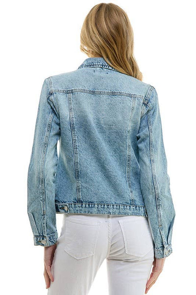 Ladies Cotton Denim Jacket