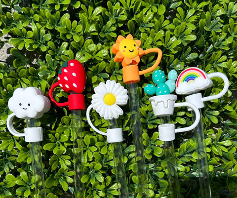 Summertime Sunshiney Days Straw Toppers