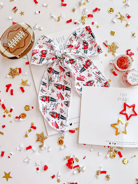 Red and Gold KC Game Day Glitter