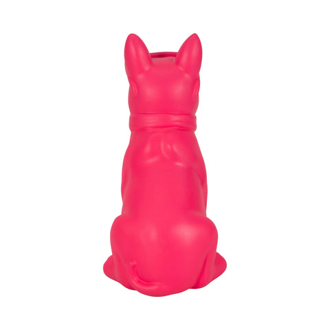 Decorative Figurine - Pink Resin Sunglasses Bulldog, 10 in.