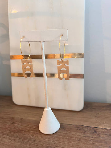 KC Hoop Earrings