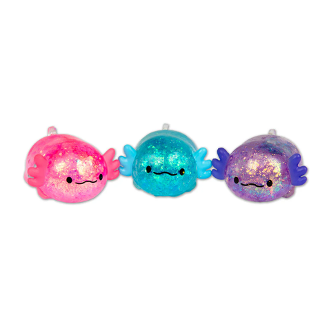 Scrunchems® Mini Sugar Axolotls Squishy Fidget Toy (3pc)