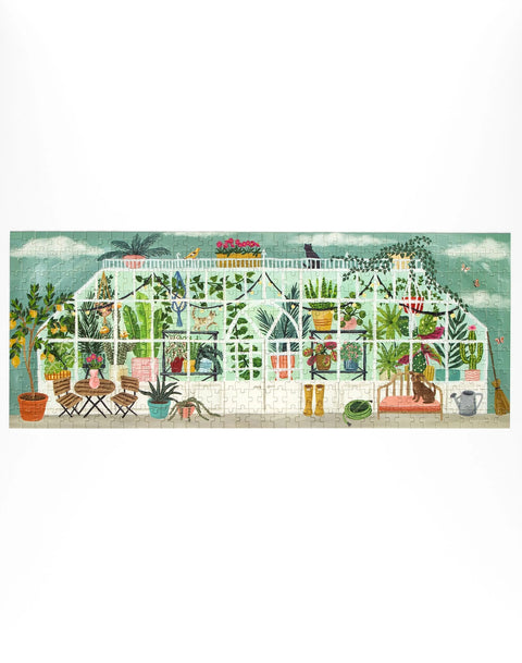 Greenhouse Panoramic - 400 Piece Jigsaw Puzzle
