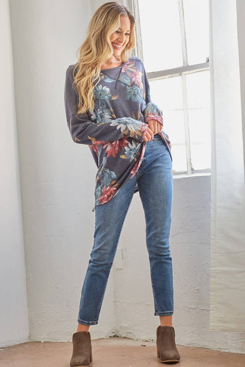 Falling for Floral Pullover