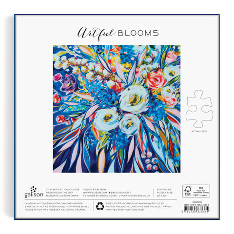 Artful Blooms 500 Piece Puzzle