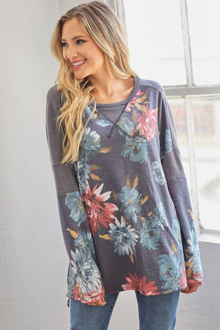 Falling for Floral Pullover