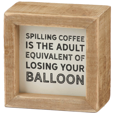 Spilling Inset Box Sign