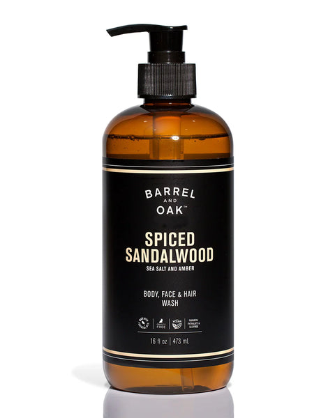 All-in-One Wash Spiced Sandalwood 16oz