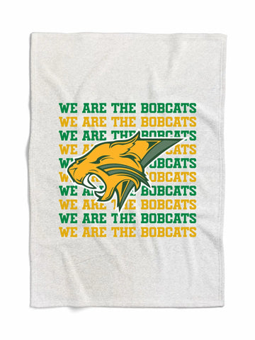 We are Bobcats Sweatshirt Blanket