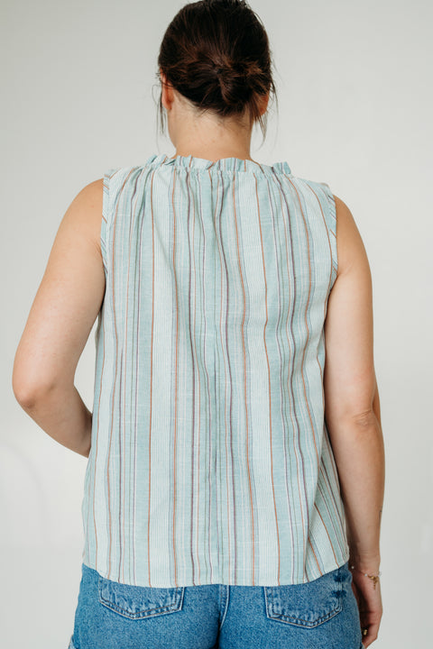 Seafoam Striped Tank