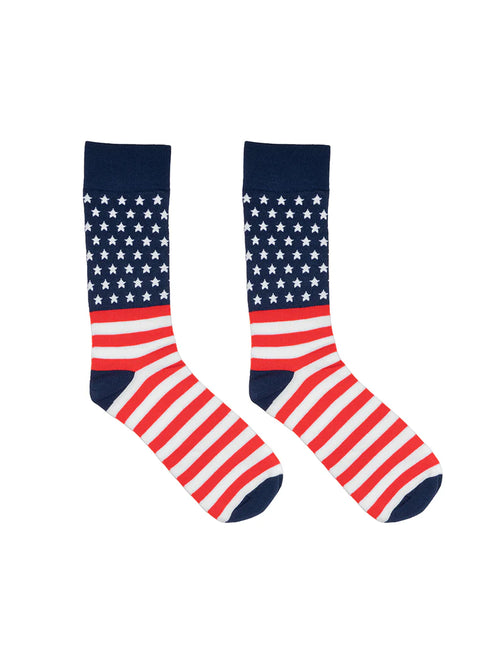 Flag Mens Bamboo Crew Socks